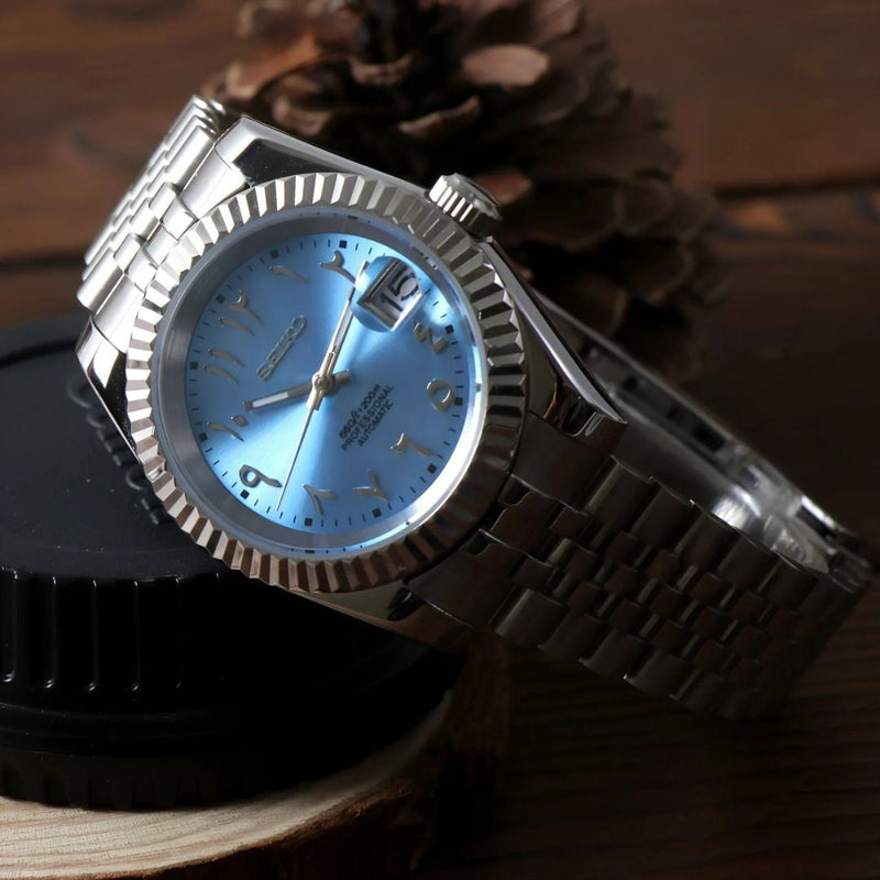 SEIKOJUST TIFFANY BLUE ARABIC
