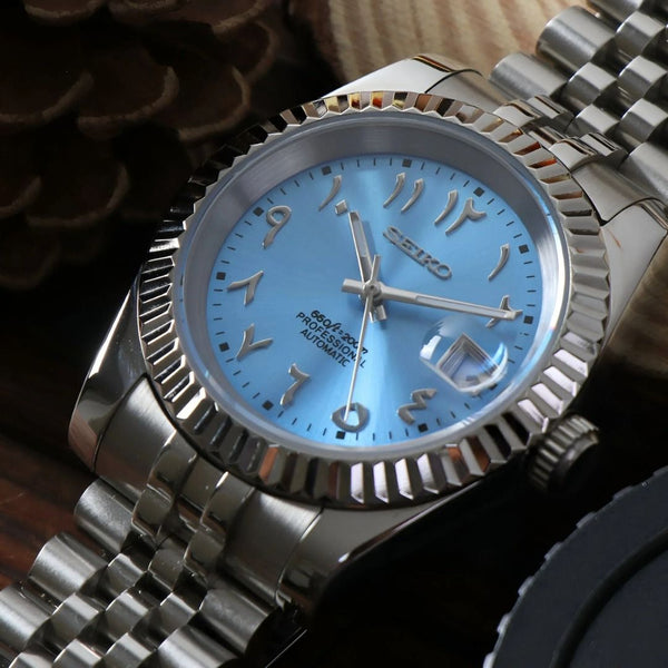 SEIKOJUST TIFFANY BLUE ARABIC