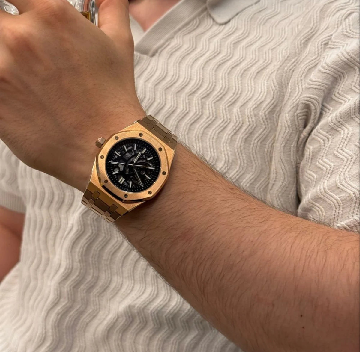 ROYAL SEIKOAK SKELETON ROSE GOLD – The Horus Watches